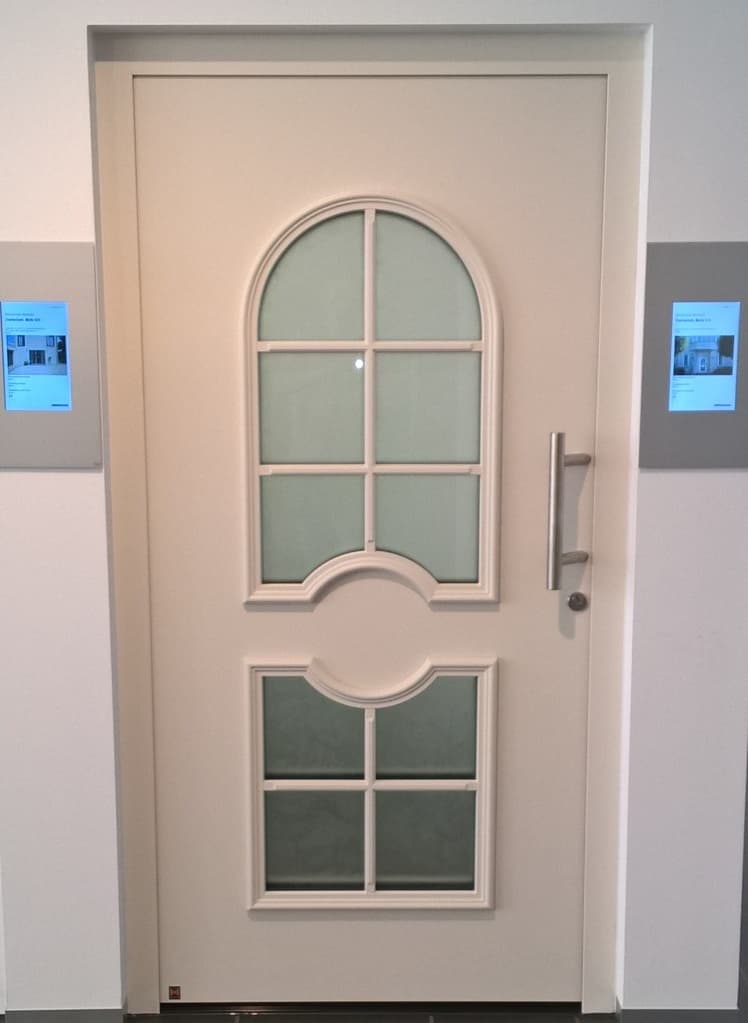 Пример установки двери