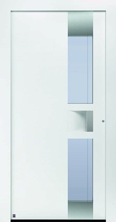 Двери входные алюминиевые Hormann Thermo Carbon Мотив 302 в Абинске