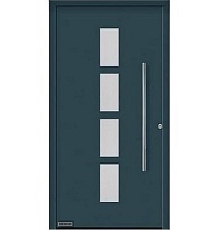 Двери входные алюминиевые  ThermoPlan Hybrid Hormann – Мотив 501 в Абинске